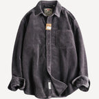 Daniel | Men's Relaxed-Fit Corduroy Long Sleeve Shirt Chest Pocket