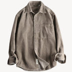 Daniel | Men's Relaxed-Fit Corduroy Long Sleeve Shirt Chest Pocket