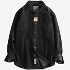 Daniel | Men's Relaxed-Fit Corduroy Long Sleeve Shirt Chest Pocket