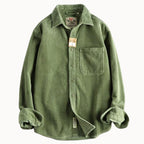 Daniel | Men's Relaxed-Fit Corduroy Long Sleeve Shirt Chest Pocket