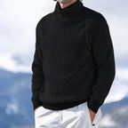 Caleb | Men's Ribbed Knit Turtleneck Sweater Casual Winter Pullover