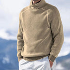 Caleb | Men's Ribbed Knit Turtleneck Sweater Casual Winter Pullover