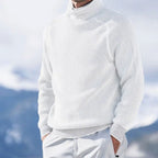 Caleb | Men's Ribbed Knit Turtleneck Sweater Casual Winter Pullover