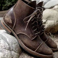William | Men's Rugged Leather Ankle Lace-Up Boots
