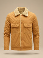 Alexander | Men's Sherpa-Lined Corduroy Button-Front Jacket