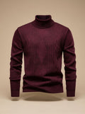Samuel | Men's Slim-Fit Cable-Knit Turtleneck Sweater