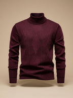 Samuel | Men's Slim-Fit Cable-Knit Turtleneck Sweater