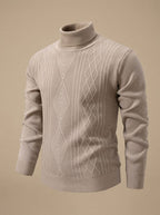 Samuel | Men's Slim-Fit Cable-Knit Turtleneck Sweater
