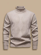 Samuel | Men's Slim-Fit Cable-Knit Turtleneck Sweater