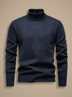 Samuel | Men's Slim-Fit Cable-Knit Turtleneck Sweater