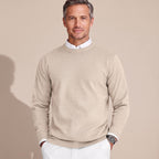 Nathan | Men's Slim-Fit Crew Neck Layering Sweater