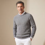 Nathan | Men's Slim-Fit Crew Neck Layering Sweater