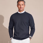Nathan | Men's Slim-Fit Crew Neck Layering Sweater