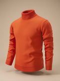 Henry | Men's Slim-Fit Fine-Knit Turtleneck Sweater Ribbed Cuffs