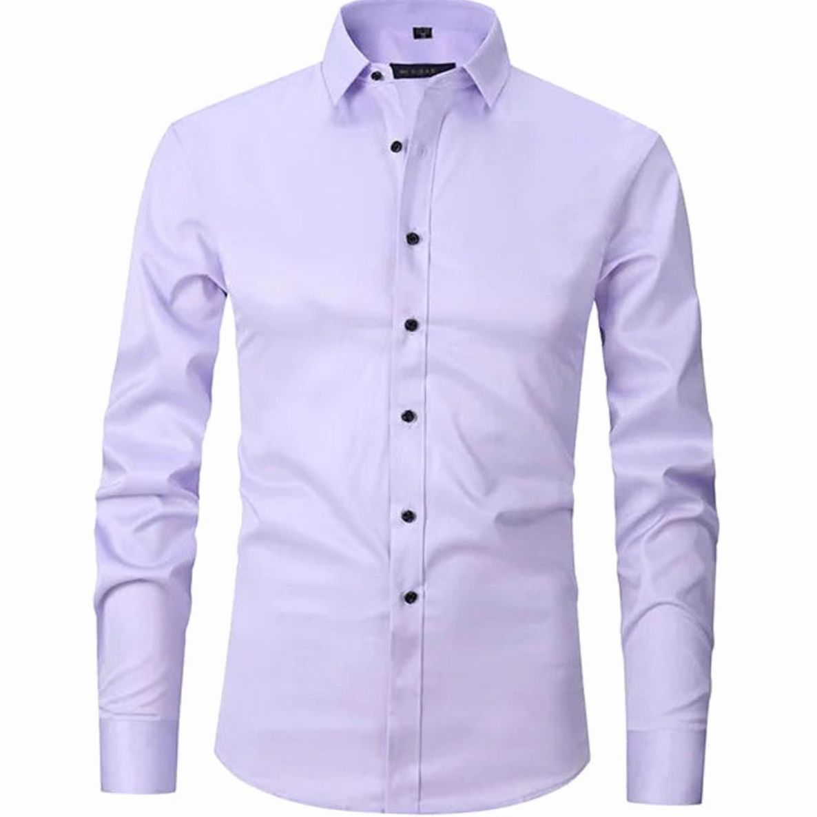 Benjamin | Men's Slim-Fit Long-Sleeve Button-Down Dress Shirt