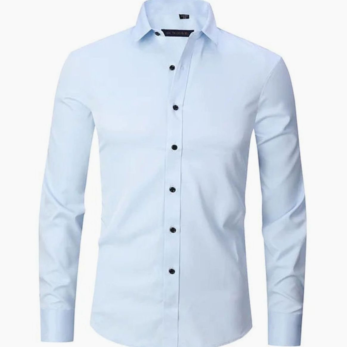 Benjamin | Men's Slim-Fit Long-Sleeve Button-Down Dress Shirt
