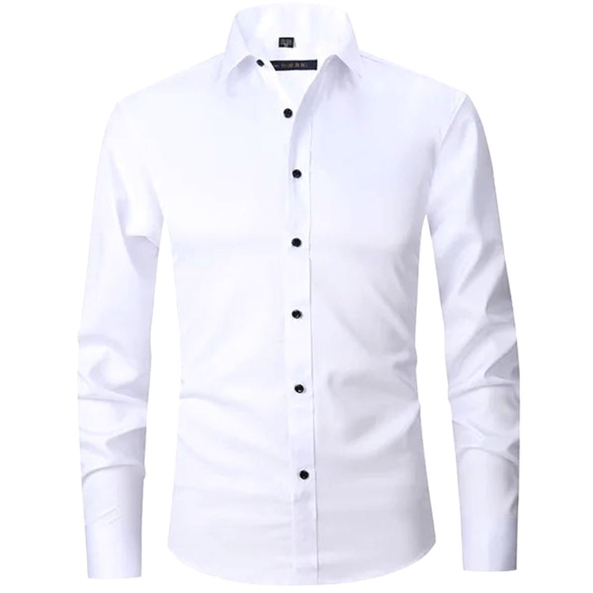 Benjamin | Men's Slim-Fit Long-Sleeve Button-Down Dress Shirt