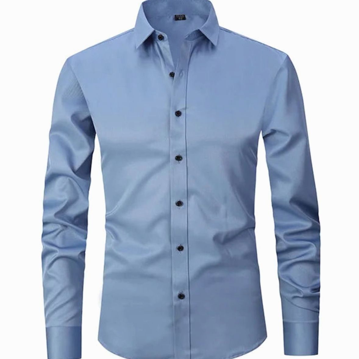 Benjamin | Men's Slim-Fit Long-Sleeve Button-Down Dress Shirt