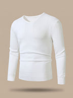 Matthew | Men's Slim-Fit V-Neck Fine-Knit Stretch Pullover Sweater