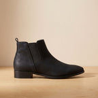 Nathan | Men's Smooth Leather Elastic-Panel Chelsea Boots