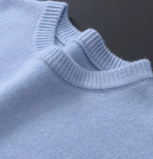 Alexander | Men's Soft Mohair Crewneck Knit Sweater Pullover