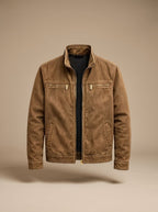 Sebastian | Men's Stand-Collar Full-Zip Slim-Fit Bomber Jacket
