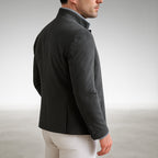Owen | Men's Structured Mandarin-Collar Button-Front Blazer Jacket