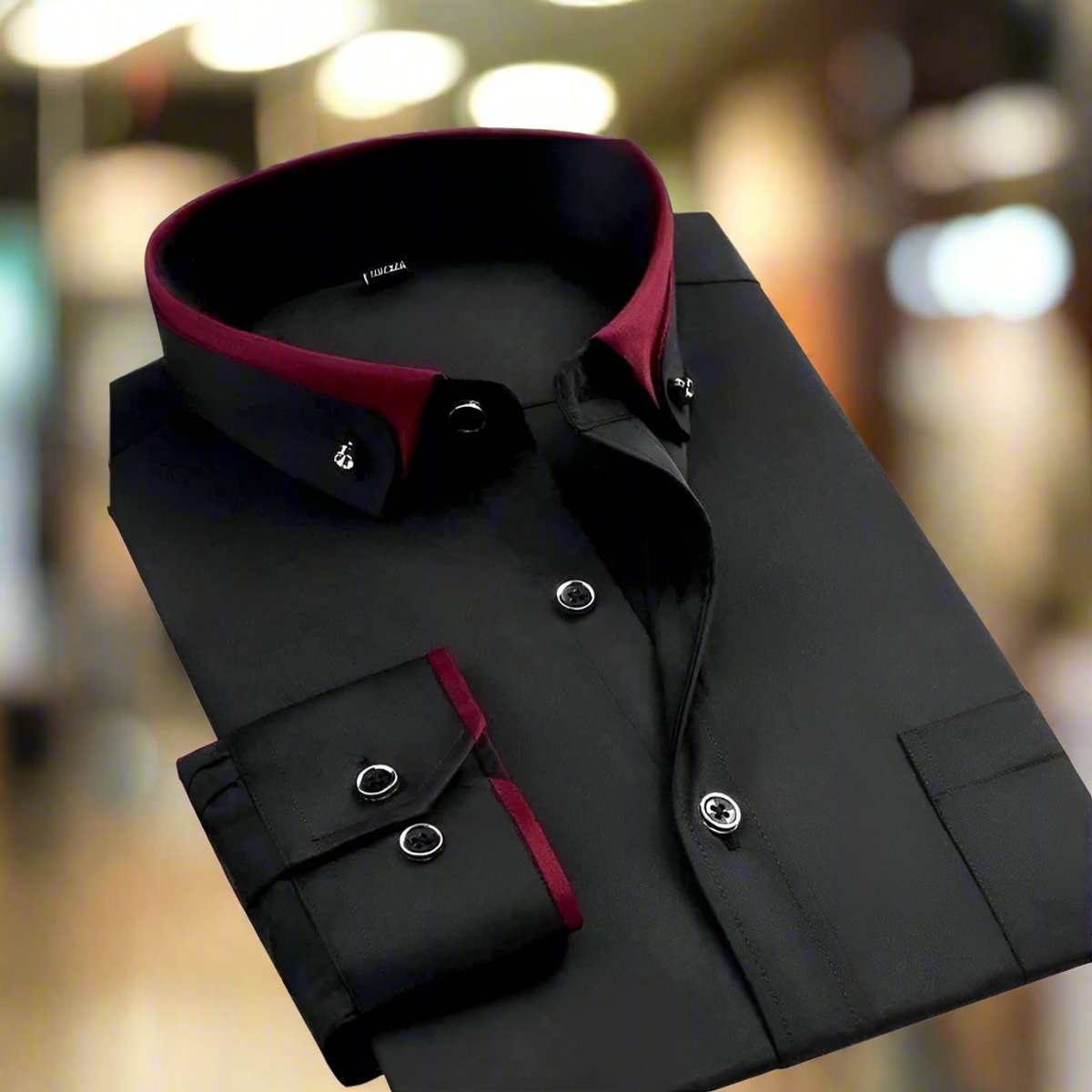 Samuel | Men's Tailored Button-Down Long-Sleeve Dress Shirt