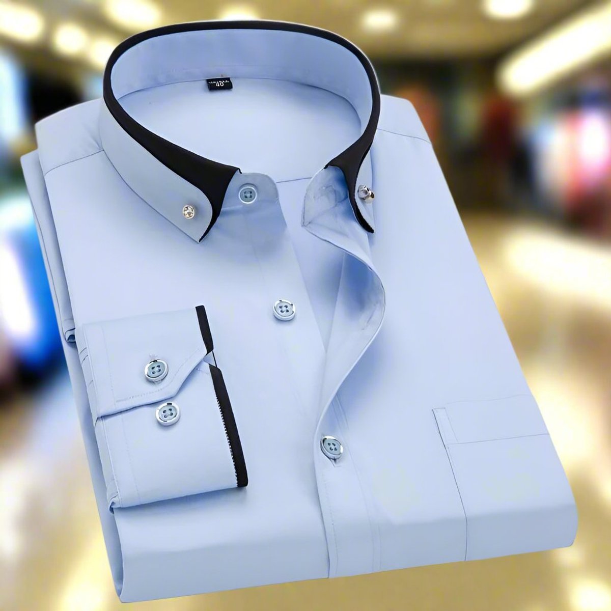 Samuel | Men's Tailored Button-Down Long-Sleeve Dress Shirt