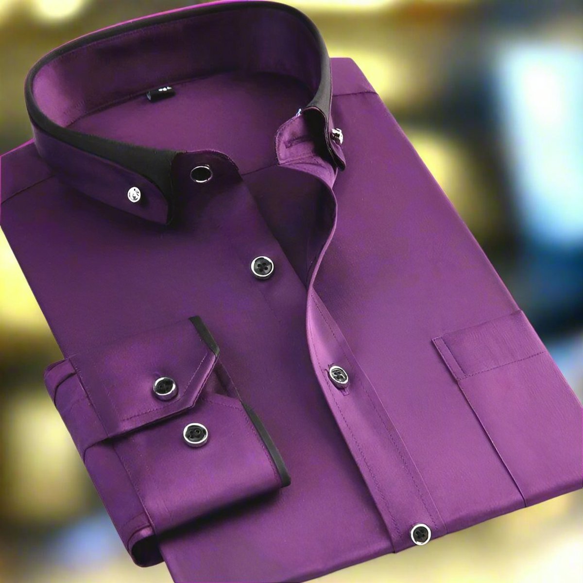 Samuel | Men's Tailored Button-Down Long-Sleeve Dress Shirt