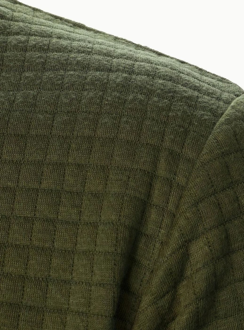 Nathan | Men's Textured Grid Full-Zip Bomber Jacket
