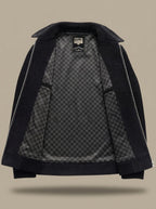 Ryan | Men's Textured Quilted Zip-Front Bomber Jacket