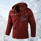 Alexander | Men's Waterproof Hooded Quilted Jacket Windproof Outdoor Parka