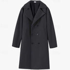 Sebastian | Men's Wool Double-Breasted Tailored Long Overcoat