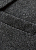 Ryan | Men's Wool Long Overcoat Tailored Button-Front Trench Coat