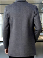 Samuel | Men's Wool Single-Breasted Relaxed-Fit Overcoat