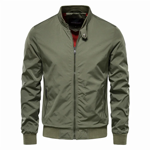 Aaron | Men's Zip Up Classic Bomber Jacket