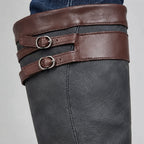Penelope | Women's Waterproof Boots Knee High Pull-On Leather