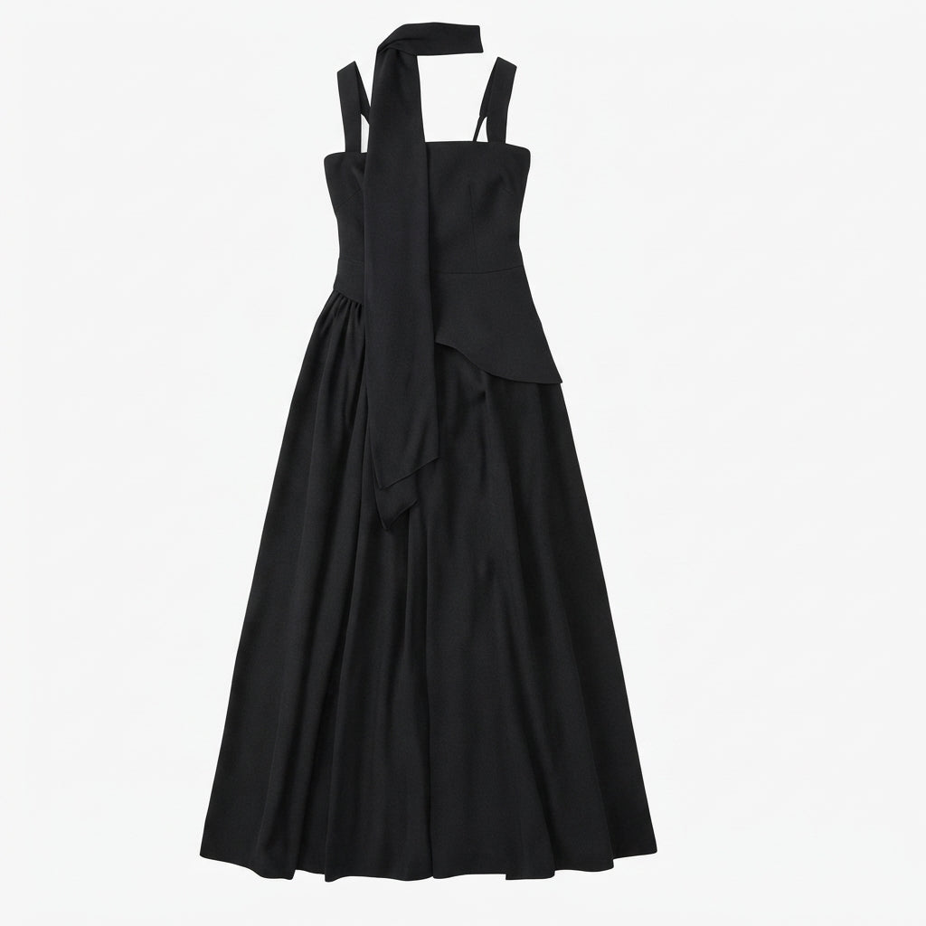 Isabella | Women's A-Line Sleeveless Fitted-Waist Maxi Dress