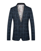 Marco | Men's Tailored-Fit Cotton-Polyester Blazer with Classic Design