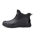 Lucas | Women's Waterproof Slip-On Chelsea Rain Ankle Boots, Treaded Sole