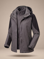 Evelyn | Women's 2-in-1 Hooded Softshell Fleece Outdoor Jacket