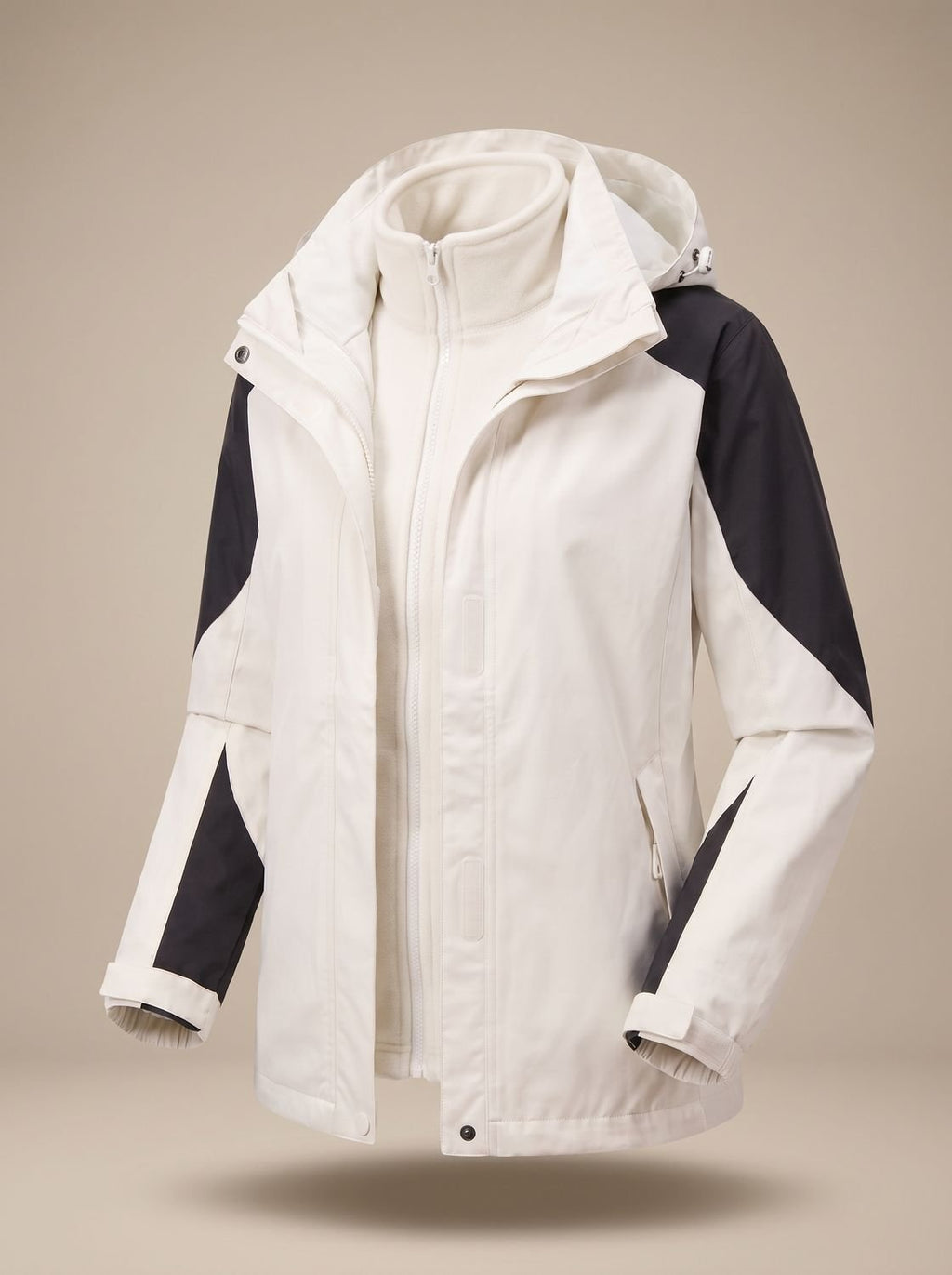 Evelyn | Women's 2-in-1 Hooded Softshell Fleece Outdoor Jacket