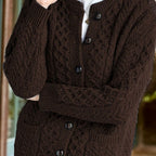 Victoria | Women's Cable-Knit Button-Front Relaxed Cardigan Sweater