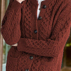 Victoria | Women's Cable-Knit Button-Front Relaxed Cardigan Sweater