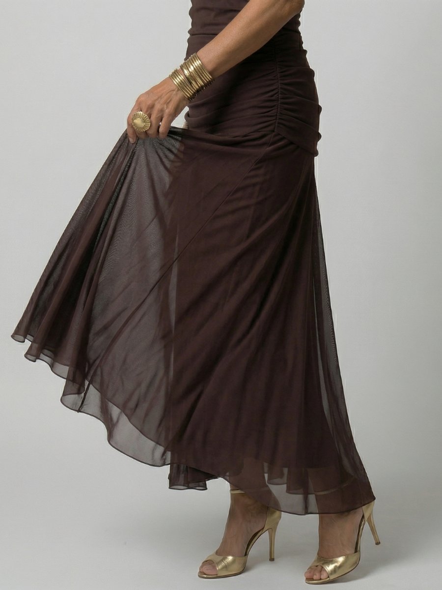 Emma | Women's Dress Off-Shoulder Draped-Neckline Floral Midi