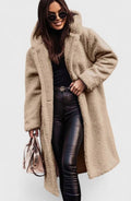 Camila | Women's Elegant Oversized Teddy Faux Fur Long Winter Coat