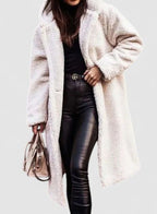 Camila | Women's Elegant Oversized Teddy Faux Fur Long Winter Coat