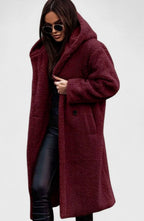 Camila | Women's Elegant Oversized Teddy Faux Fur Long Winter Coat