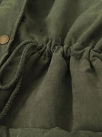 Mia | Women's Faux-Fur Collar Drawstring Waist Winter Parka Coat